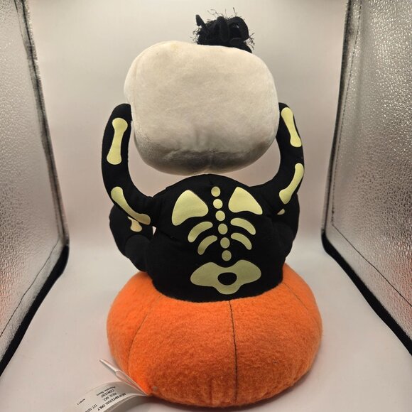 2011 Hallmark Halloween Skeleton Plush Hokey Pokey Glows in Dark 10" - Picture 5 of 7